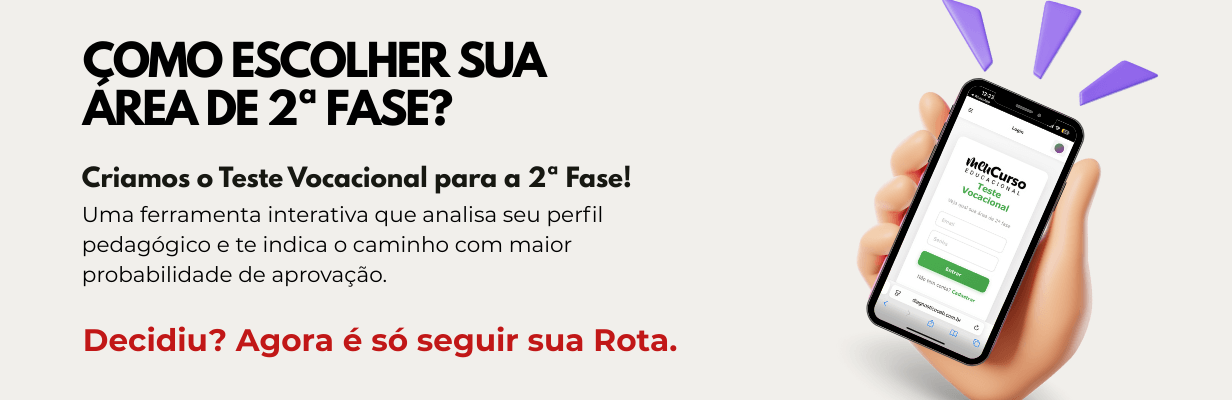 Banner teste vocacional